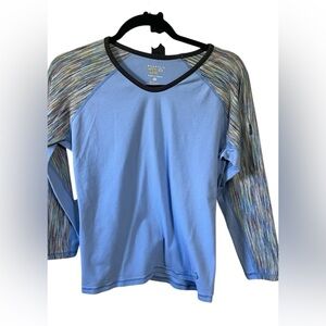 Mountain Hardwear Imperfection Blue Top Sz Large